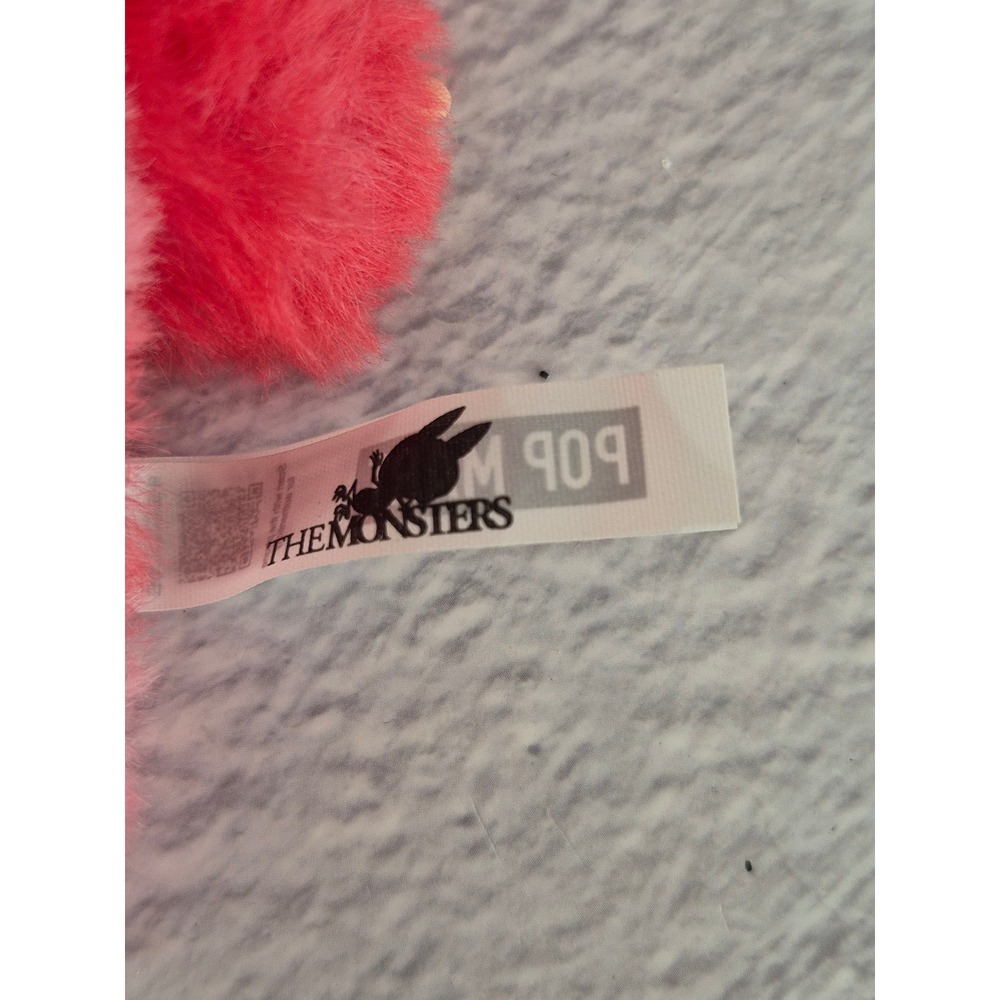 Pop Mart Labubu The Monsters Big Into Energy Pink Plush Pendant Kasing Lung Bag - Picture 10 of 16